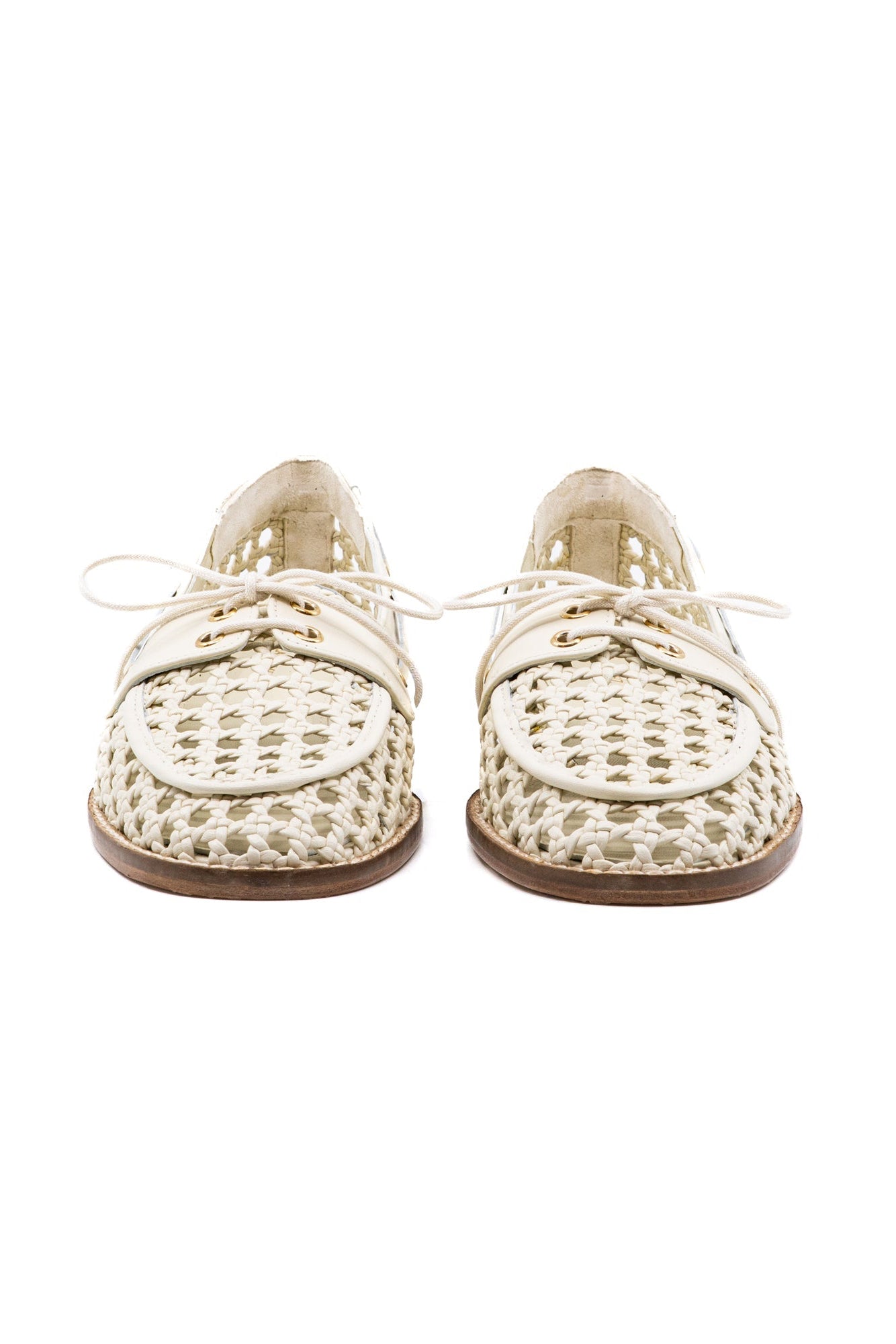 Carla White Leather Loafer