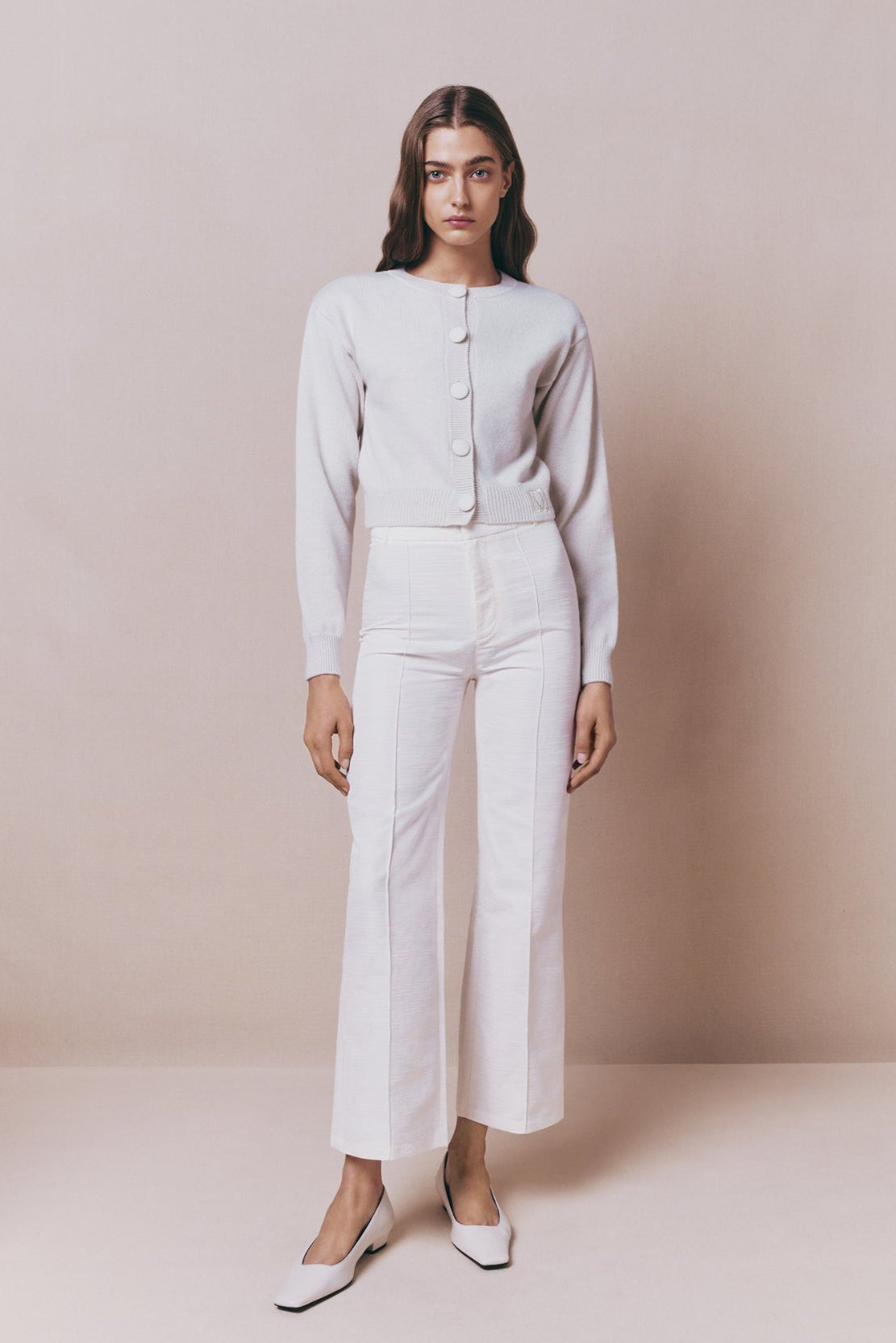 OFF-WHITE Buttoned Cropped Cardigan