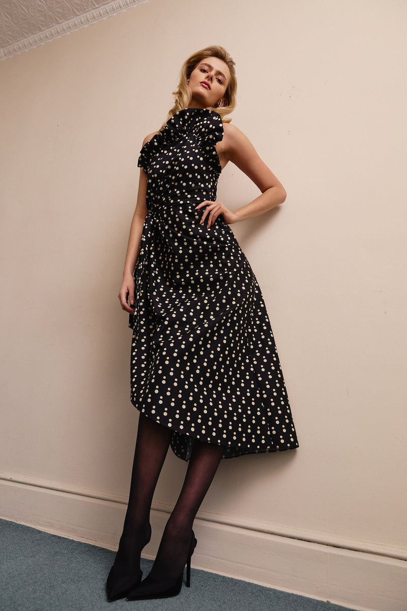 Charlotte Polka Dot Dress