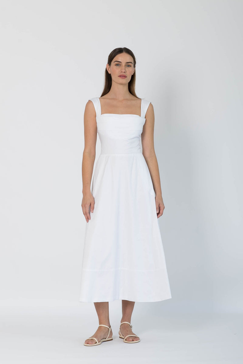 Maribel Dress White