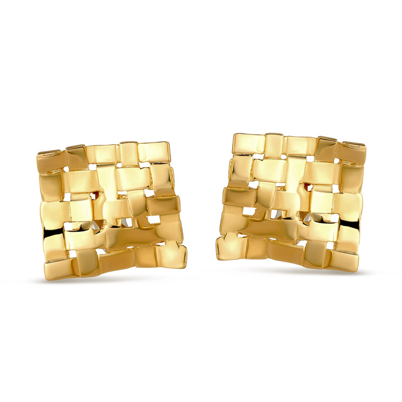 Woven Square Earring