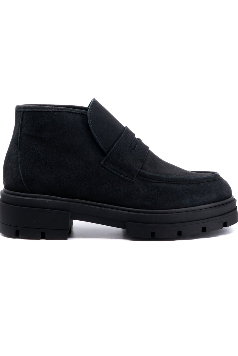Elia Black Suede Boot