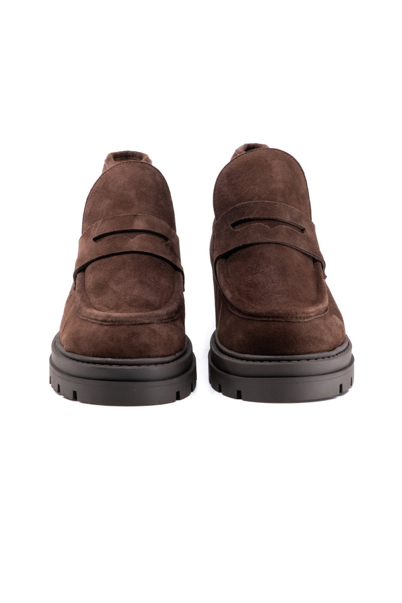 Elia Chocolate Suede Boot