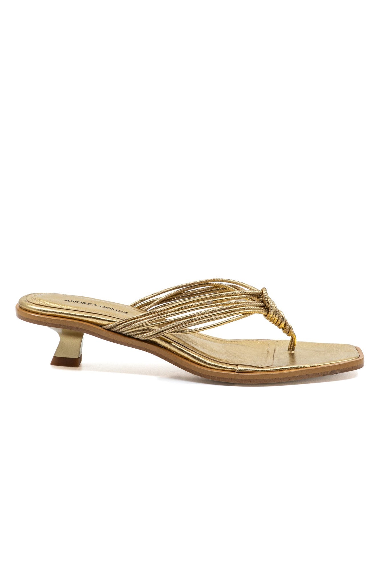 Fern Gold Leather Sandal