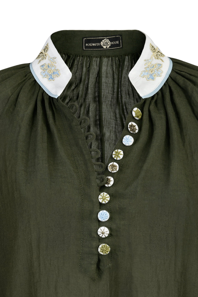 Ivy Blouse - Khaki