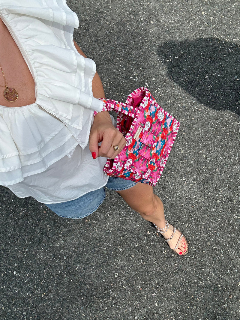 OTW Quilted Crossbody - Strawberry Fields