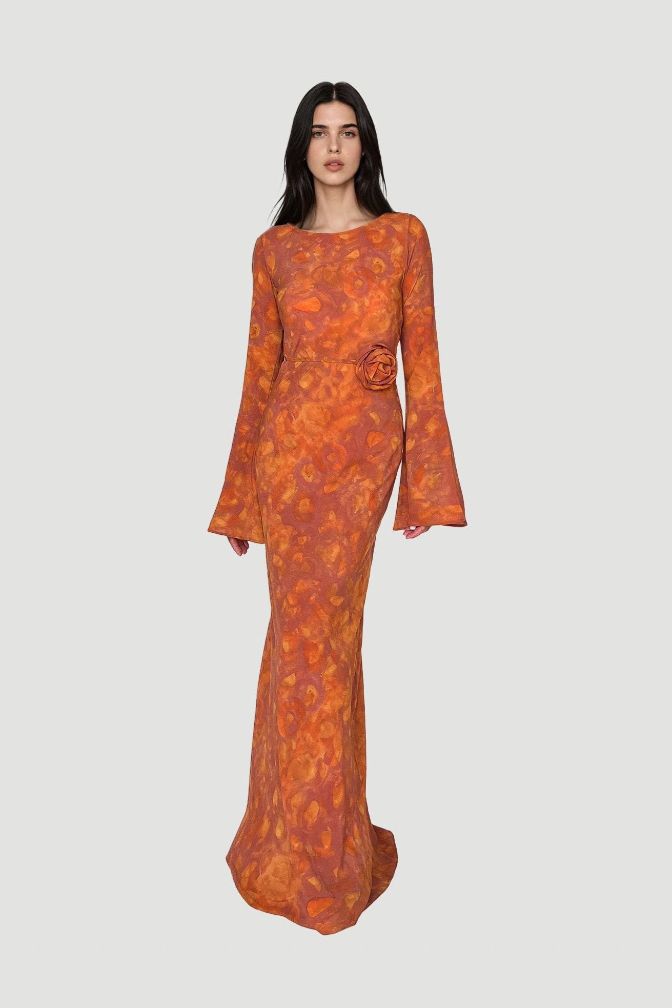 KYRA DRESS in Sunset