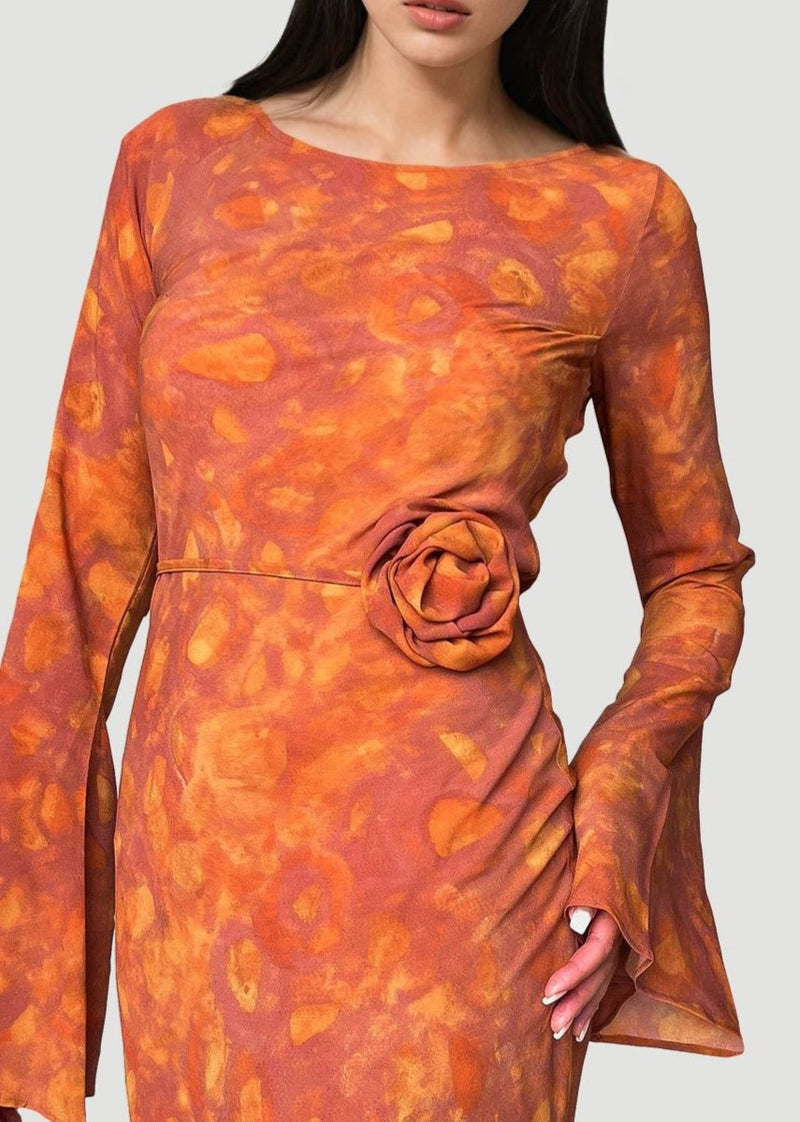 KYRA DRESS in Sunset