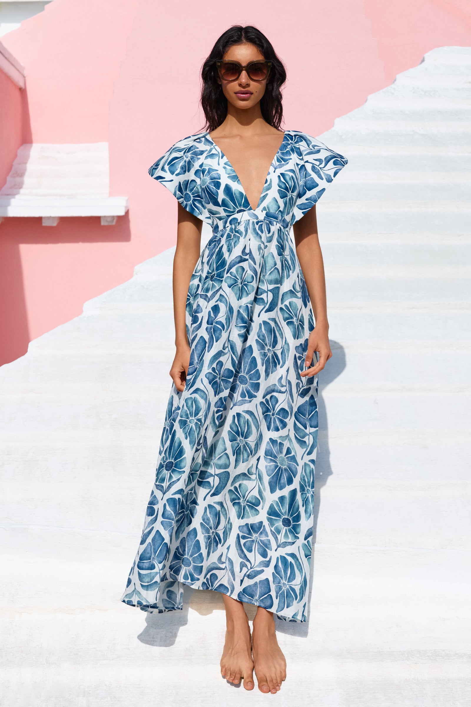 audra maxi dress Audra Maxi Dress Rosa Toscana / Small