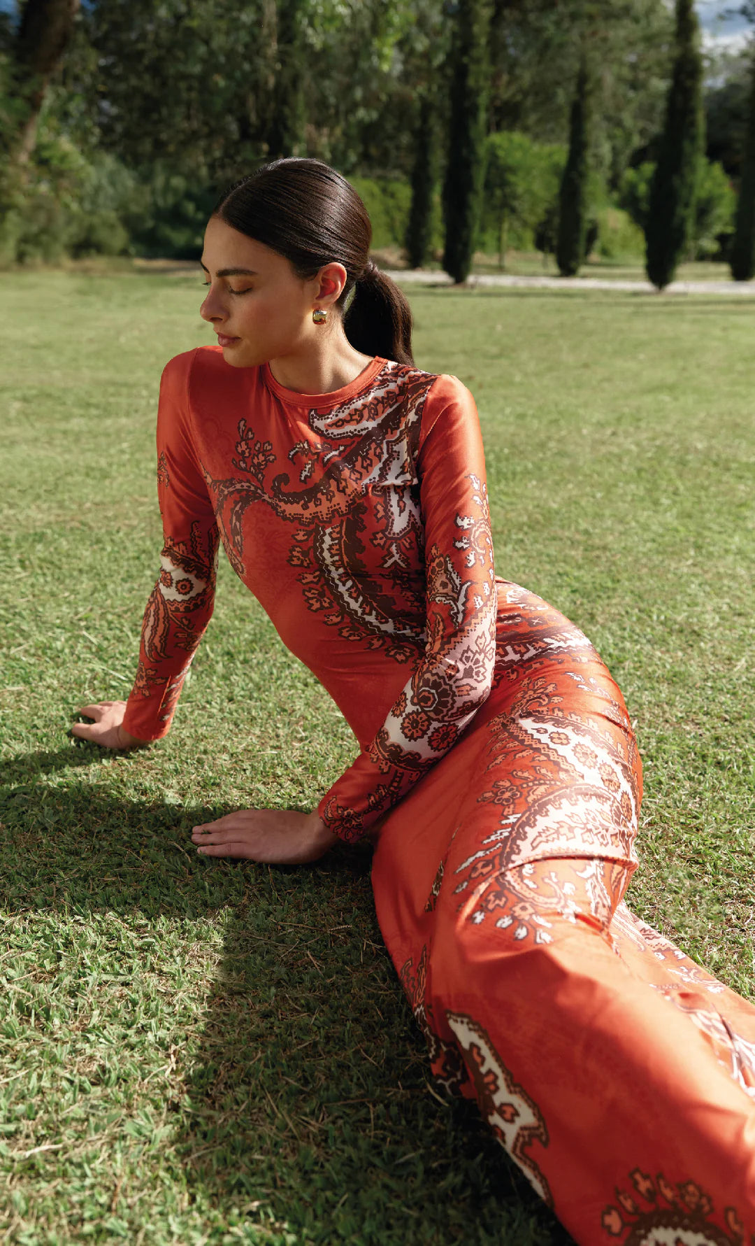 Long Dress Budana Paisley