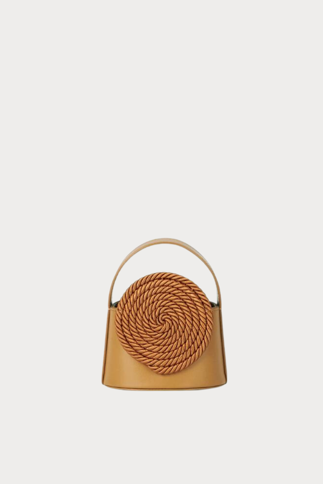 TABACCO Mini Leather Handle Bag With Passementerie Details