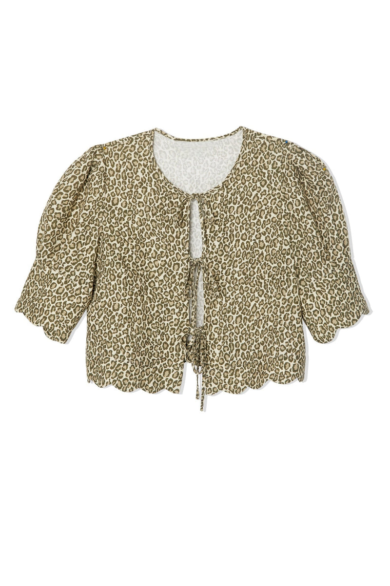 Scalloped Top Leopard