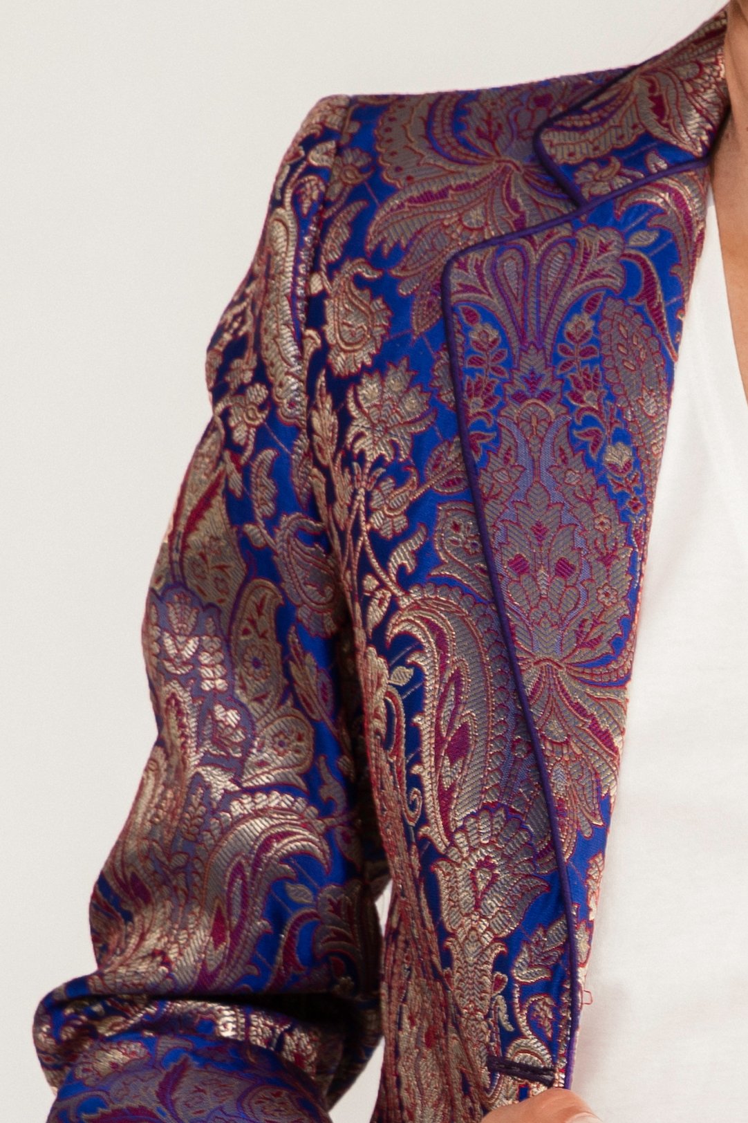 Jacquard Blazer - Royal