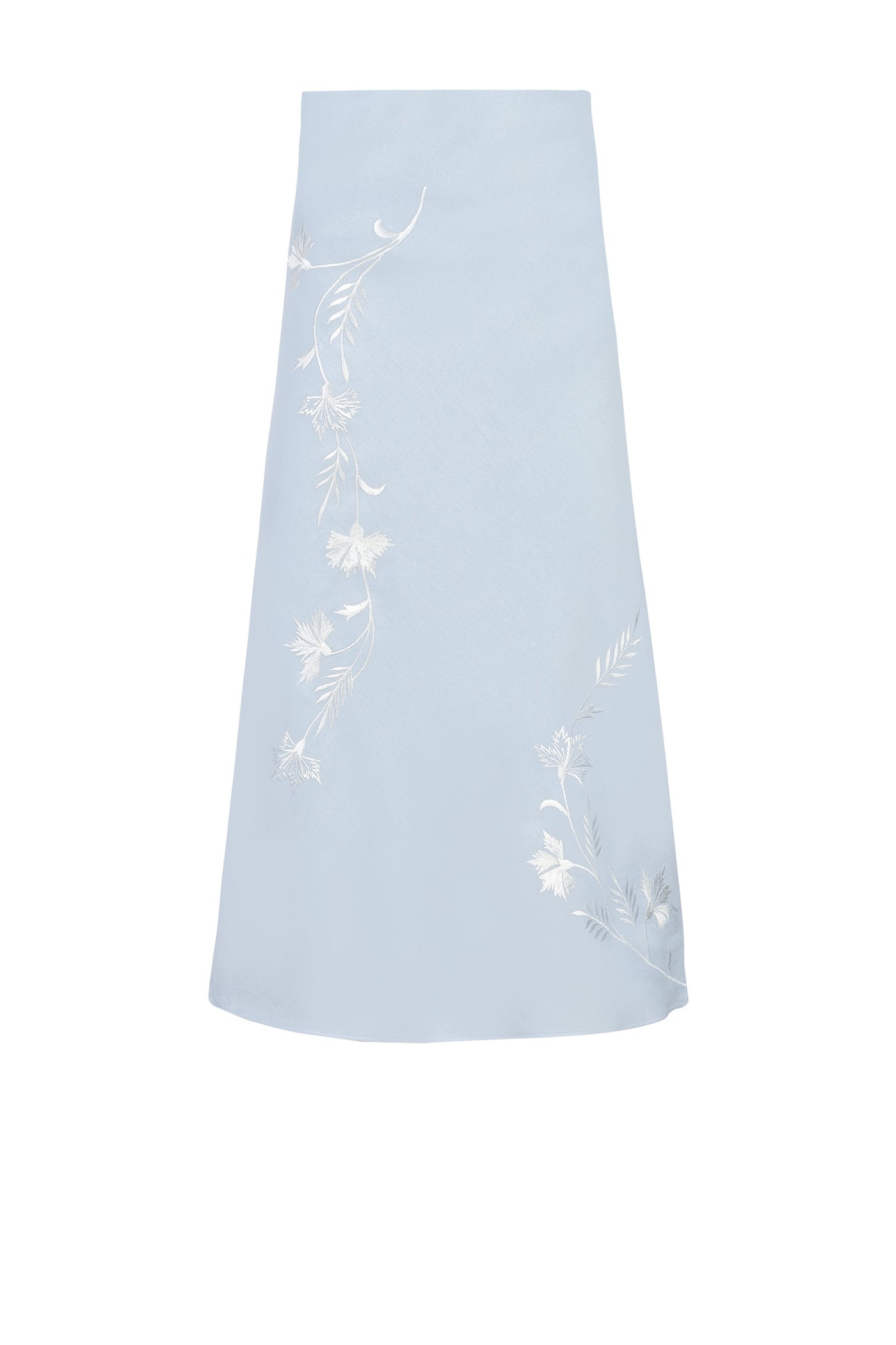 Lily Skirt- Baby Blue & Ivory