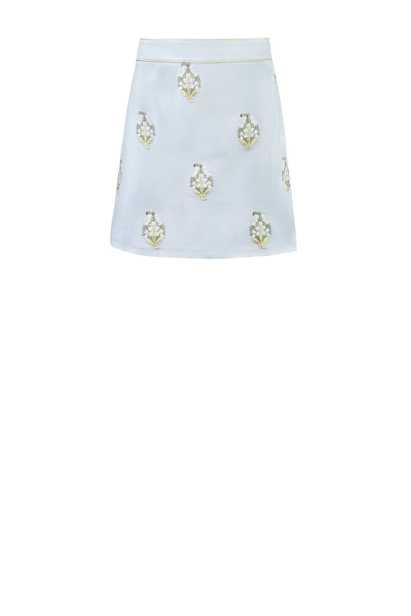 Sarv Mini Skirt - Blue & White