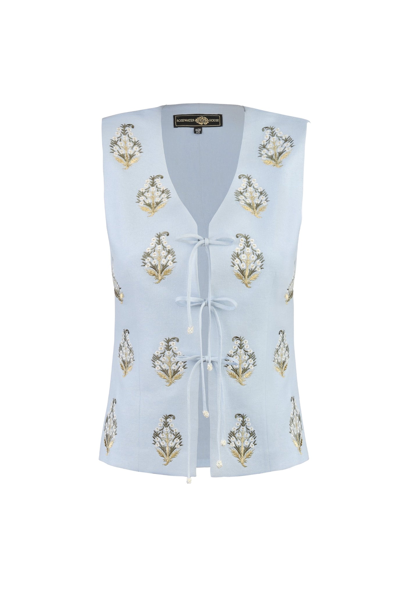 Sarv Vest - Blue & White