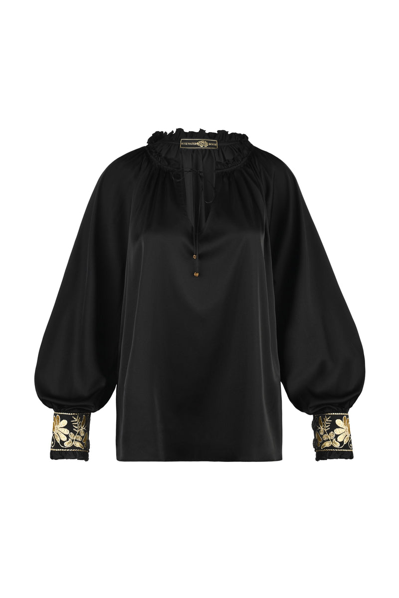 Chiara Blouse -  Black