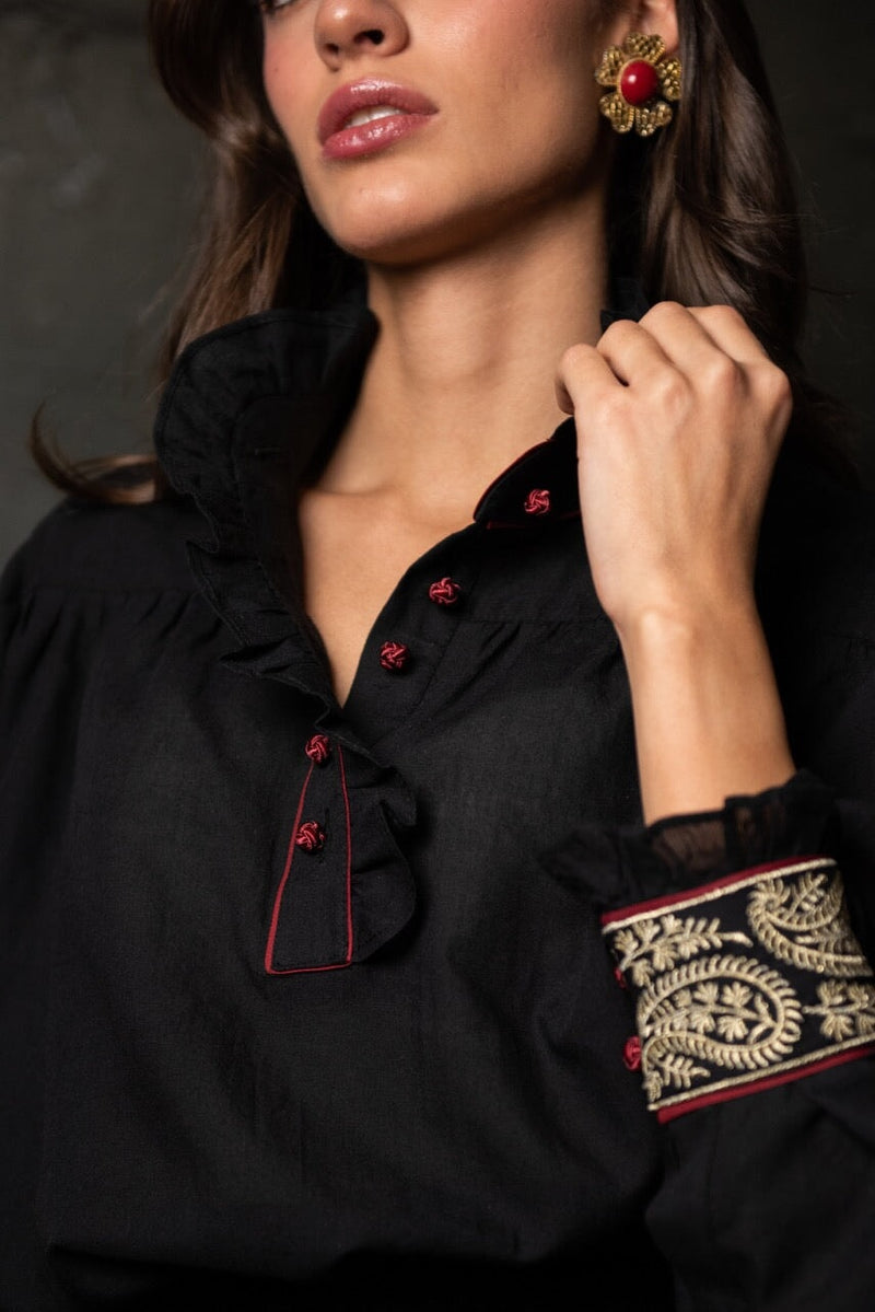 Cypress Blouse - Black
