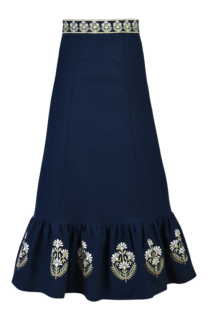 Ayan Skirt - Navy