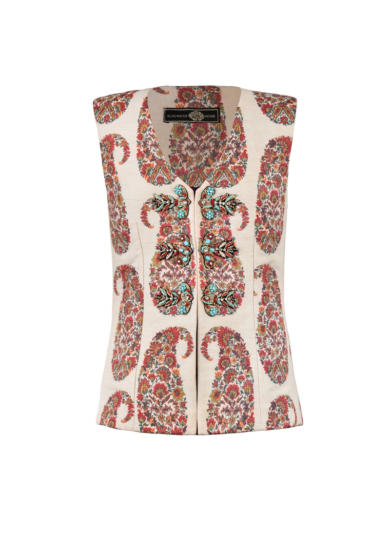 Roya Vest - Paisley