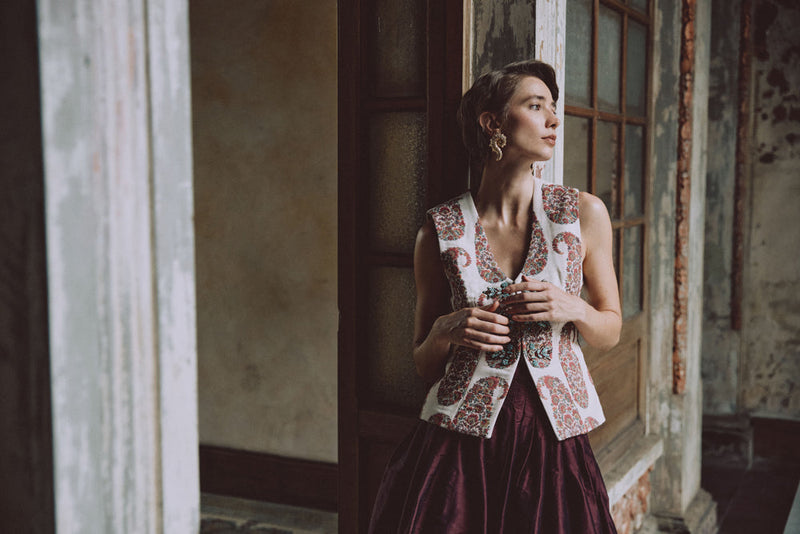 Roya Vest - Paisley