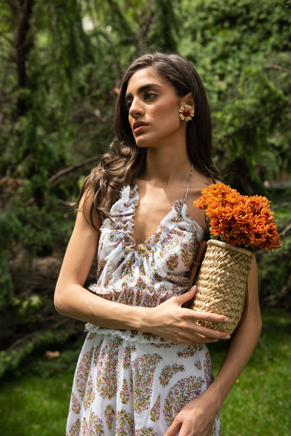 Bahar Ruffle Dress