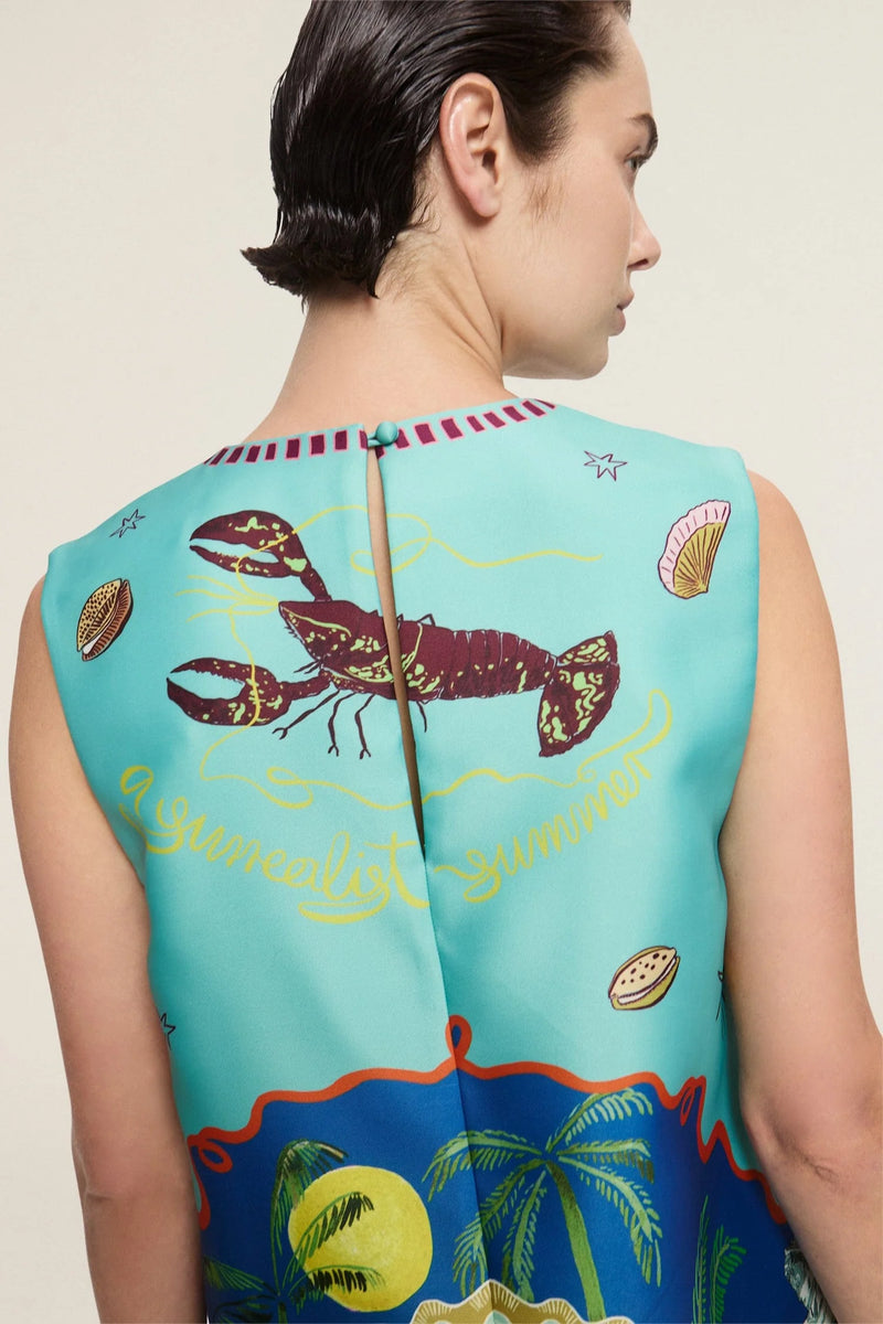 SURREALIST SUMMER MINI DRESS