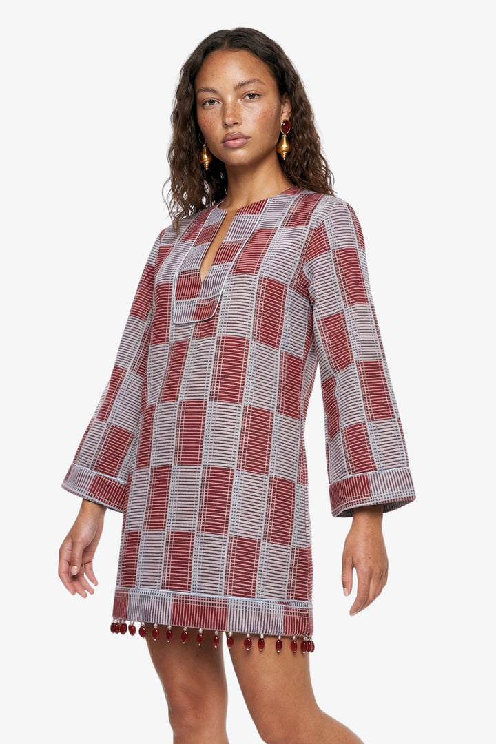 Claudia Jacquard Tunic Dress – Couper