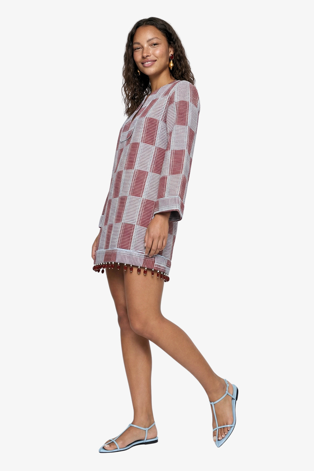 Claudia Jacquard Tunic Dress – Couper