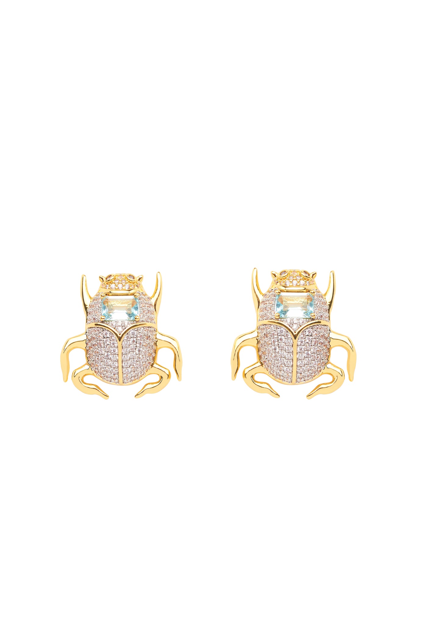 Multicolored Lirio Escarabajo Earrings