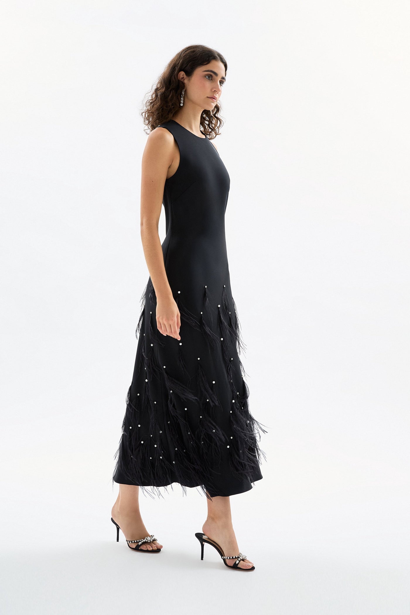Laney Feather Dress