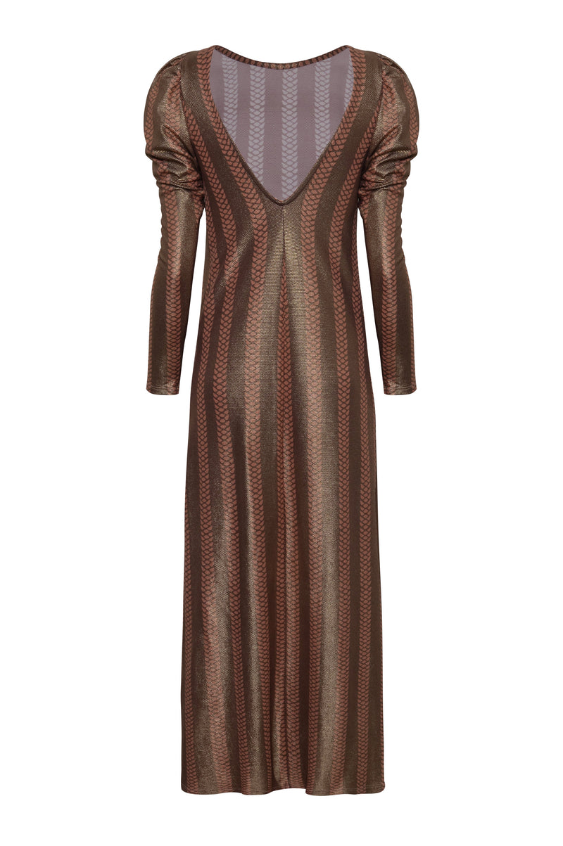 Saberia Dress / Gold