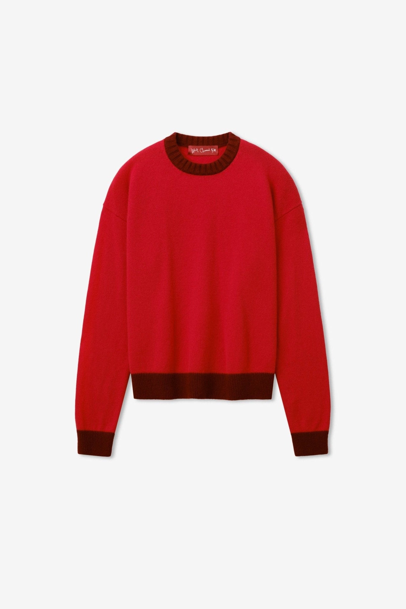Channel Cashmere Oversized Crew