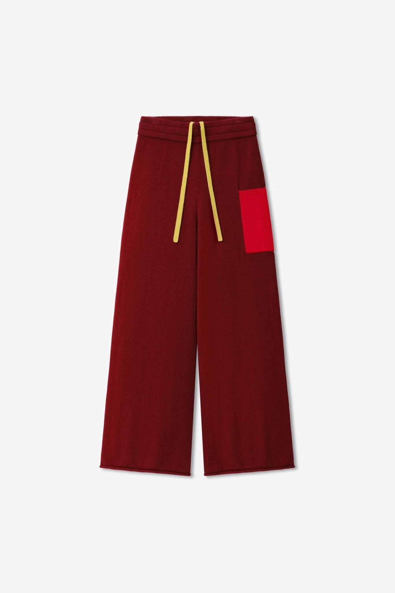 Channel Cashmere Wide-Leg Pant