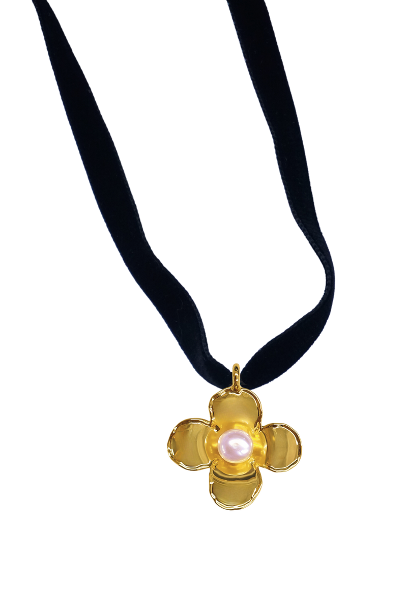 Four Leaf Clover Choker
