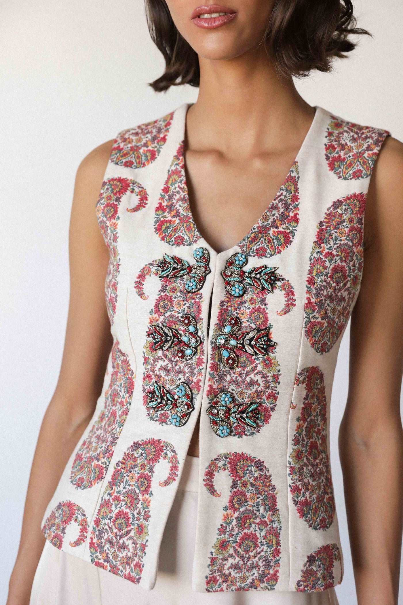 Roya Vest - Paisley