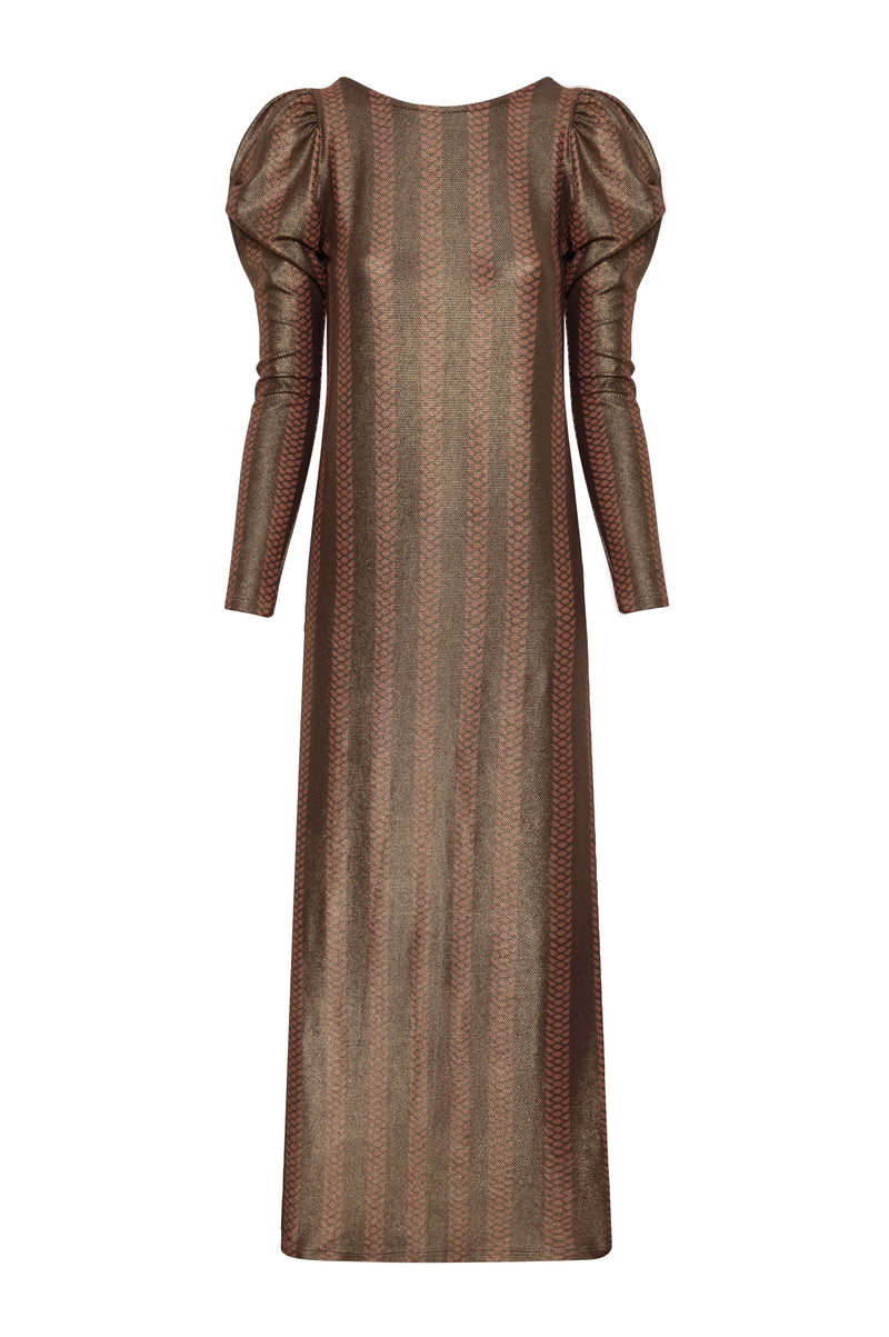Saberia Dress / Gold