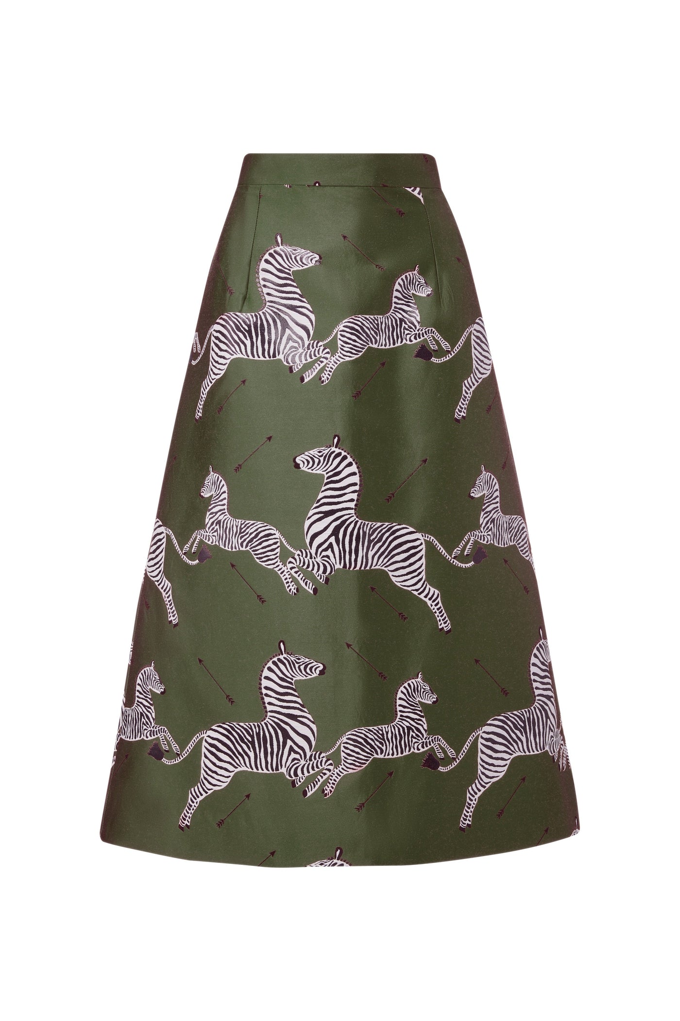 Mae X Scalamandre Hallie Skirt in Olive