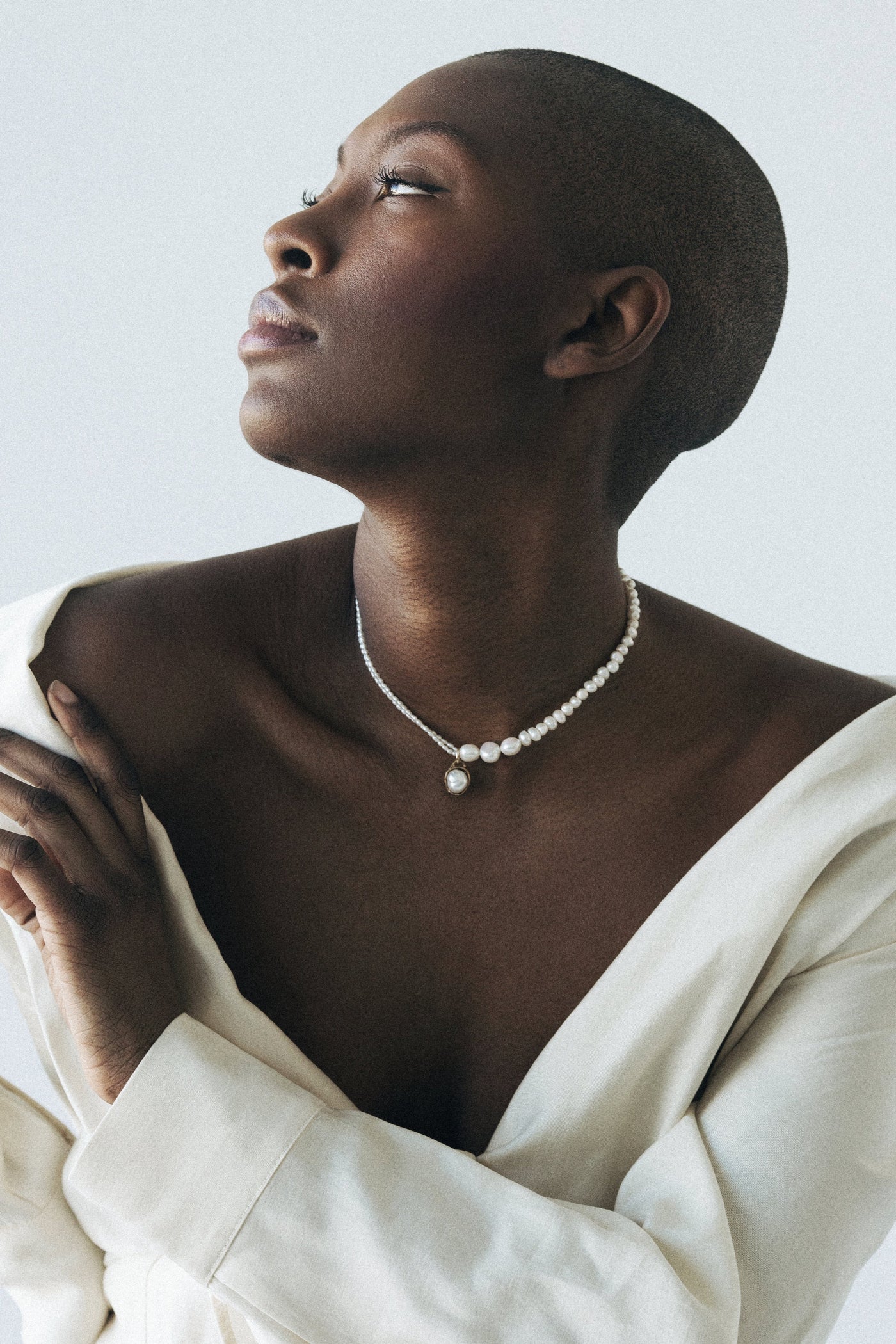 Petite Mix Pearl Collar