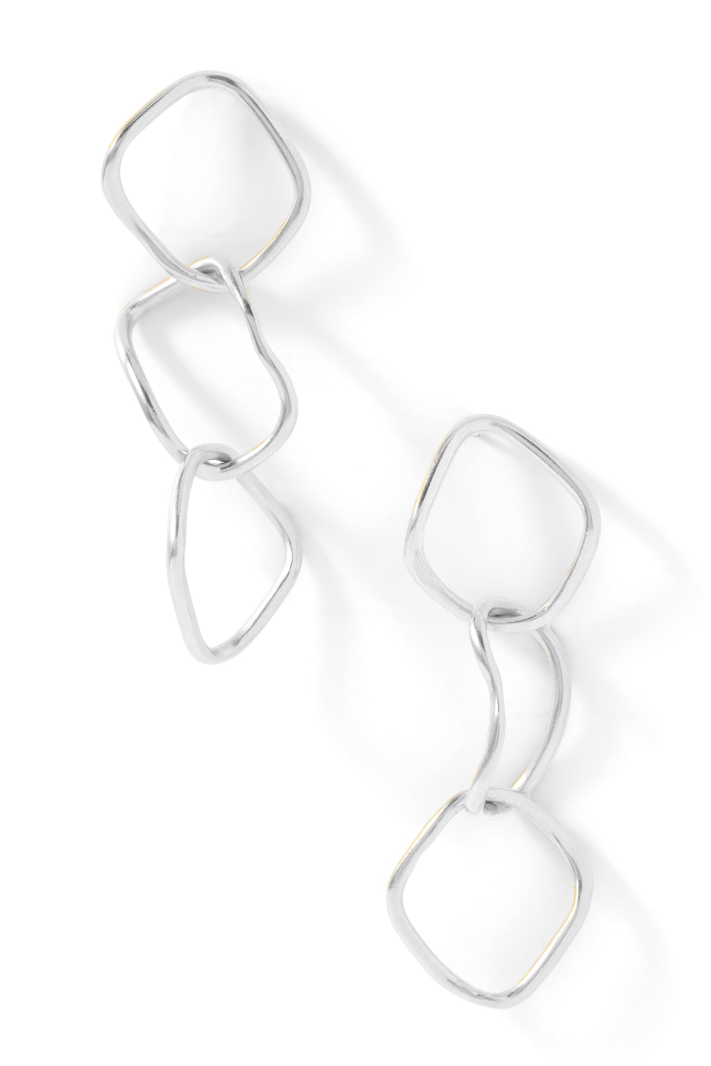 Hermes Earrings in Silver