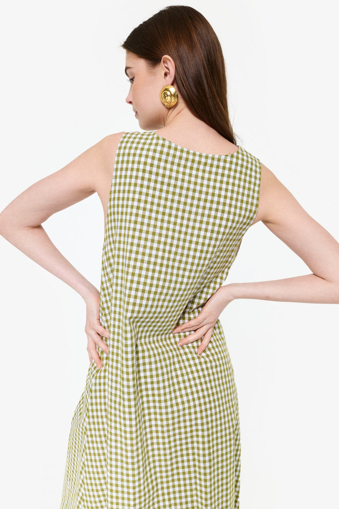 exclusive Gili Dress Xs/S / Green Gingham exclusive Gili Dress Xs/S / Green Gingham