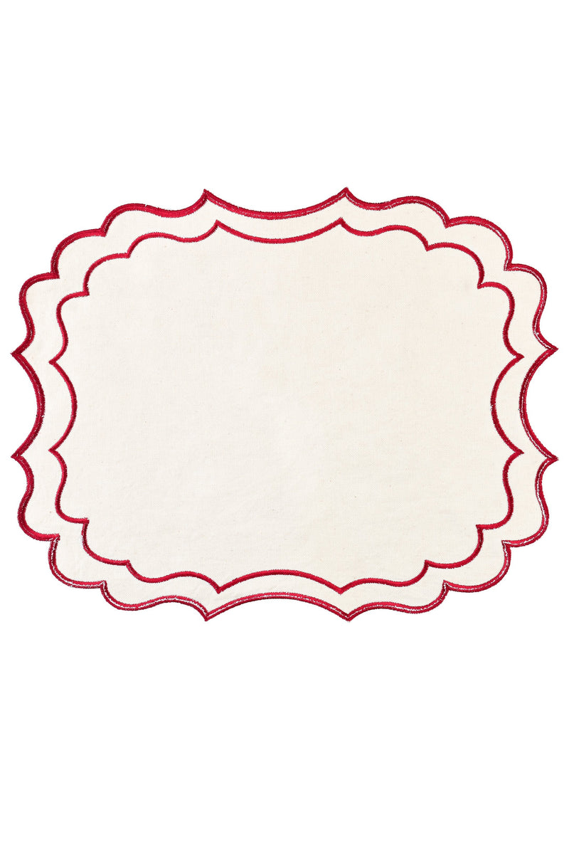 Iris Placemats - Red