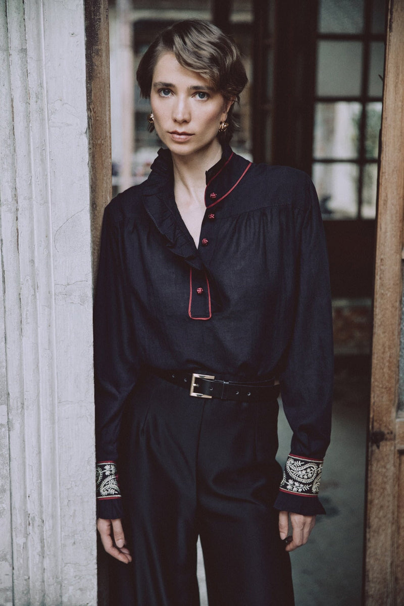 Cypress Blouse - Black