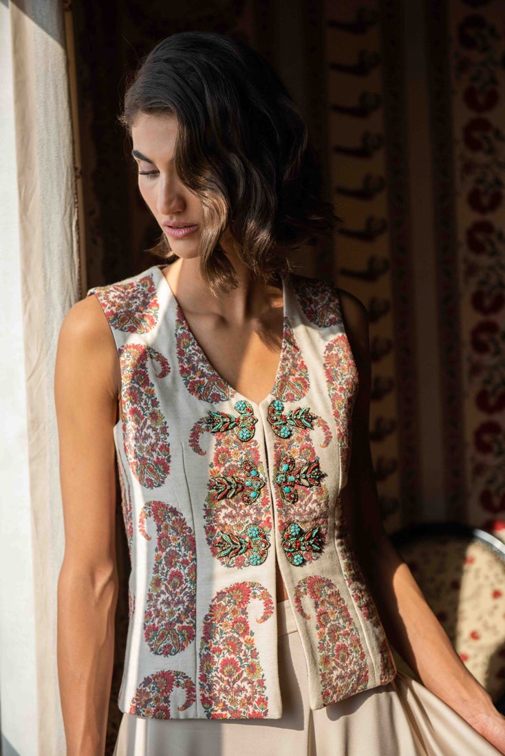 Roya Vest - Paisley