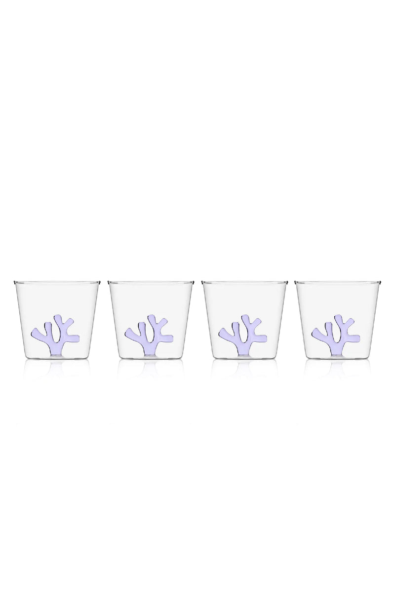 Whimsical Tumbler Glasses - Lilac