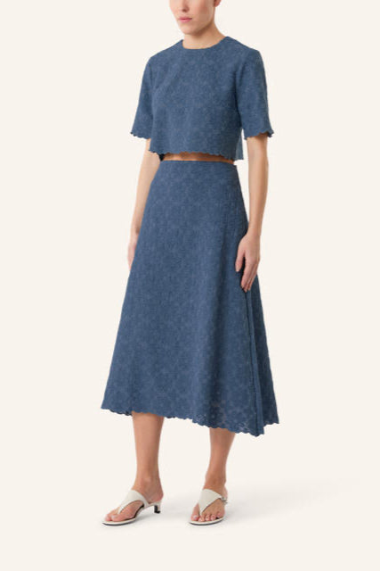 Embossed Skirt