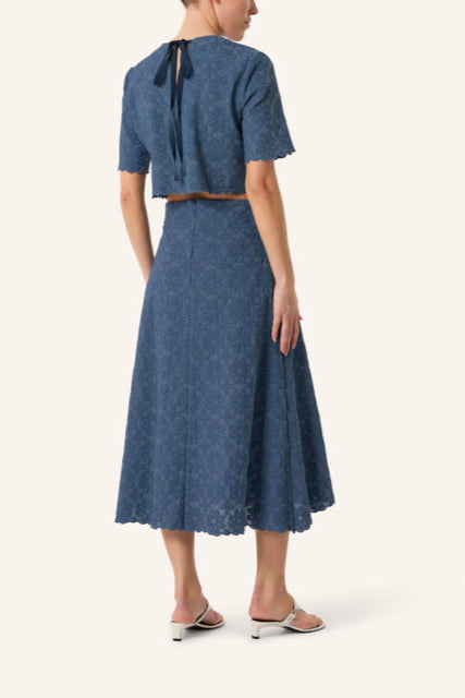 Embossed Skirt