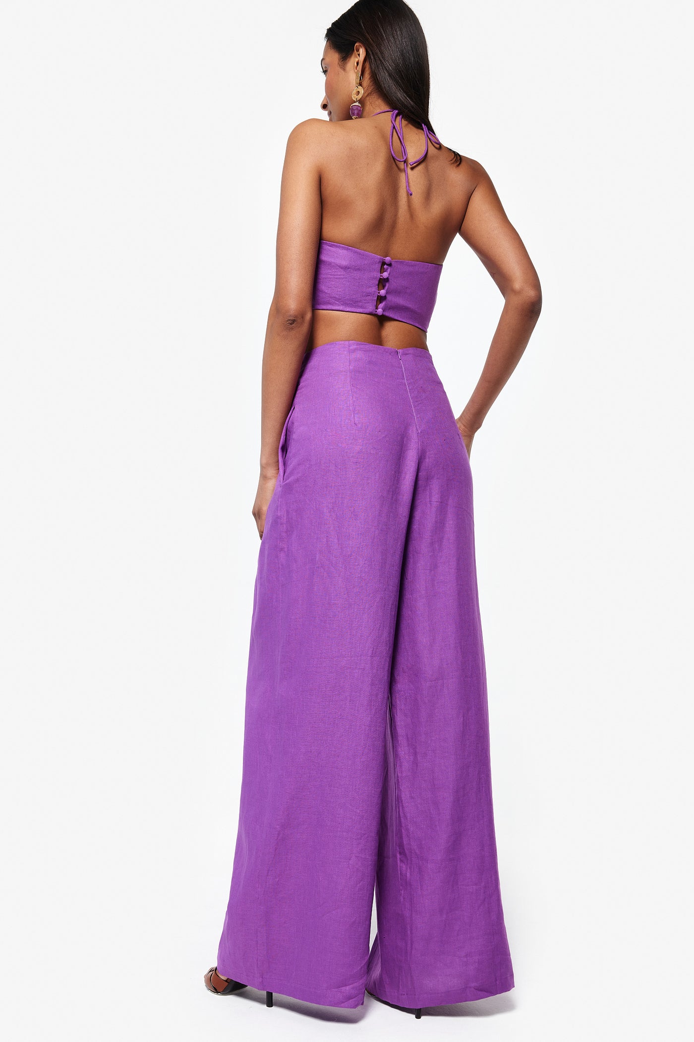 Bubble Wide Leg Pants