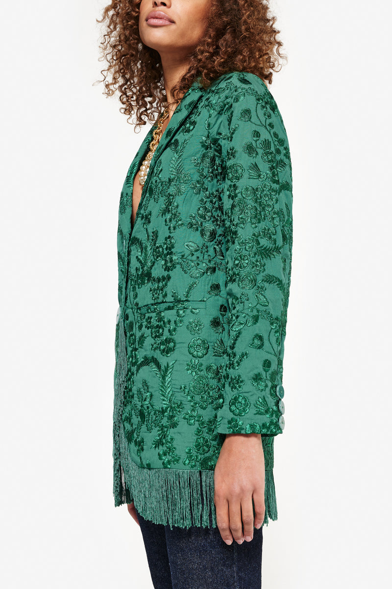 Exclusive Fringe Blazer