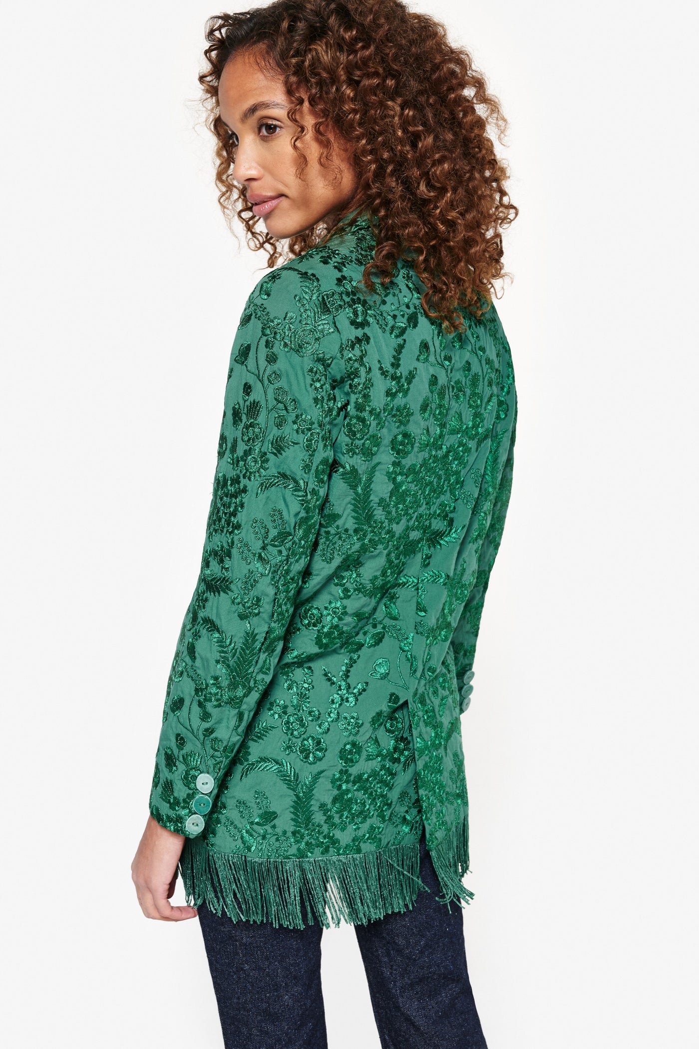 Exclusive Fringe Blazer